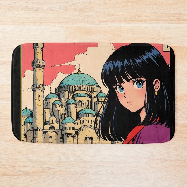 Item preview, Travel Istanbul Turkey Retro Anime Girl 80s Vintage designed and sold by Retro-Anime9.