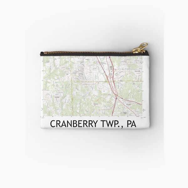 Item preview, Cranberry Twp., PA Topographical Map Clean designed and sold by PGHPhotoCo.