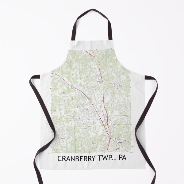 Item preview, Cranberry Twp., PA Topographical Map Clean designed and sold by PGHPhotoCo.