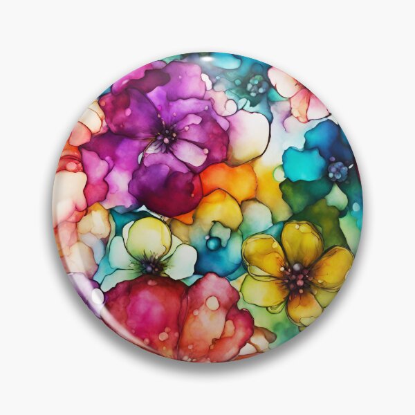 Item preview, Dainty Alcohol Ink Floral Pattern 4 designed and sold by Tom-Johnson.
