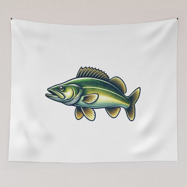 Item preview, Walleye Cartoon designed and sold by LightningJelly.