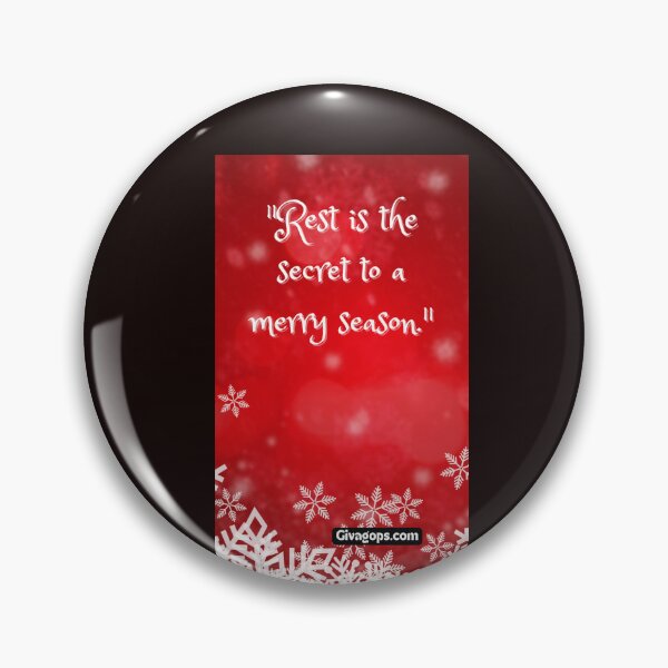 Item preview, "Rest is the secret to a merry season." designed and sold by CUTESTUFFnow.