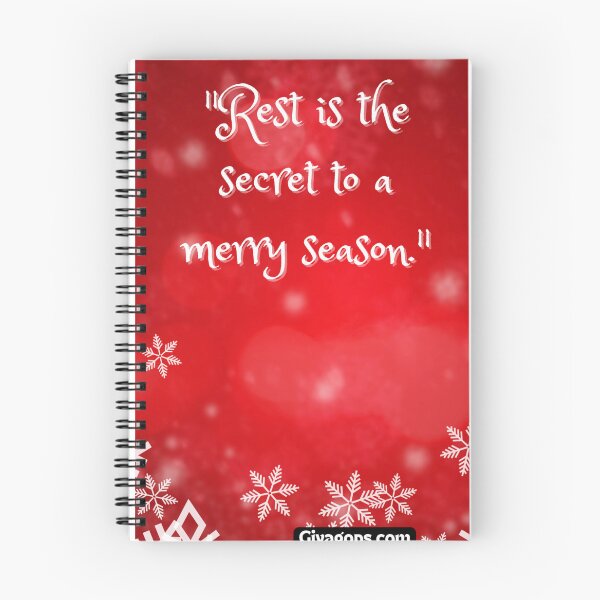 Item preview, "Rest is the secret to a merry season." designed and sold by CUTESTUFFnow.