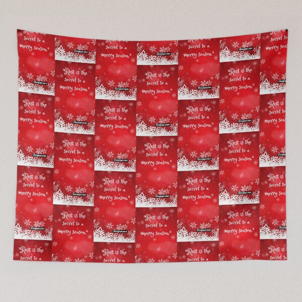 Item preview, "Rest is the secret to a merry season." designed and sold by CUTESTUFFnow.