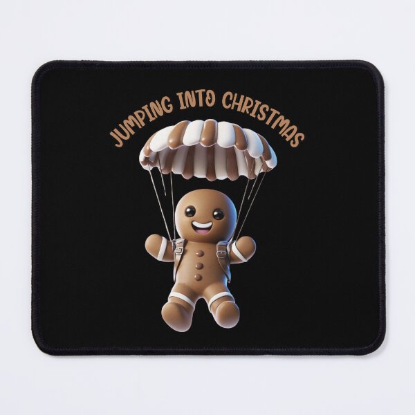 Item preview, Jumping Into Christmas Skydiving Cookie Gingerbread Man 7 designed and sold by Designed-By-KC.