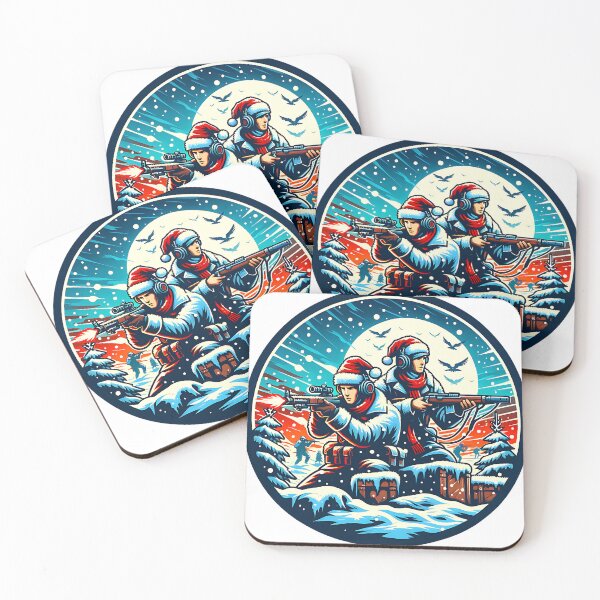 Item preview, Holiday FPS Action – Snowy Battlefield Showdown designed and sold by NSB-Design.