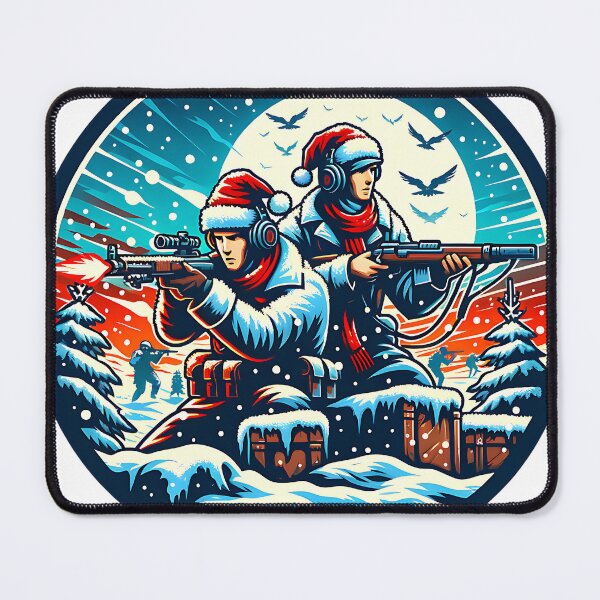 Item preview, Holiday FPS Action – Snowy Battlefield Showdown designed and sold by NSB-Design.