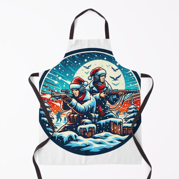 Item preview, Holiday FPS Action – Snowy Battlefield Showdown designed and sold by NSB-Design.