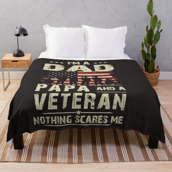 Item preview, Mens I'm a Dad Papa and a Veteran Funny designed and sold by FernaRoje.