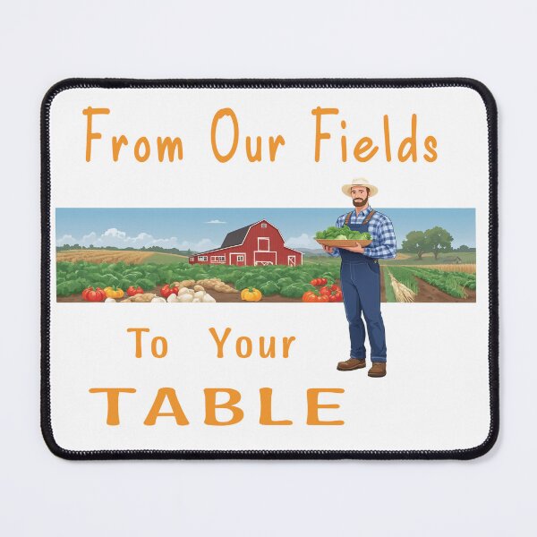 Item preview, From Our Fields To Your Table designed and sold by 3Brew-Designs.