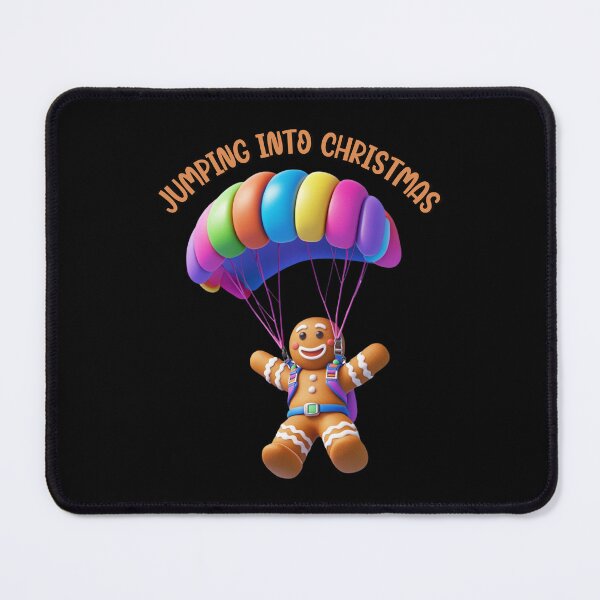 Item preview, Jumping Into Christmas Skydiving Cookie Gingerbread Man 8 designed and sold by Designed-By-KC.