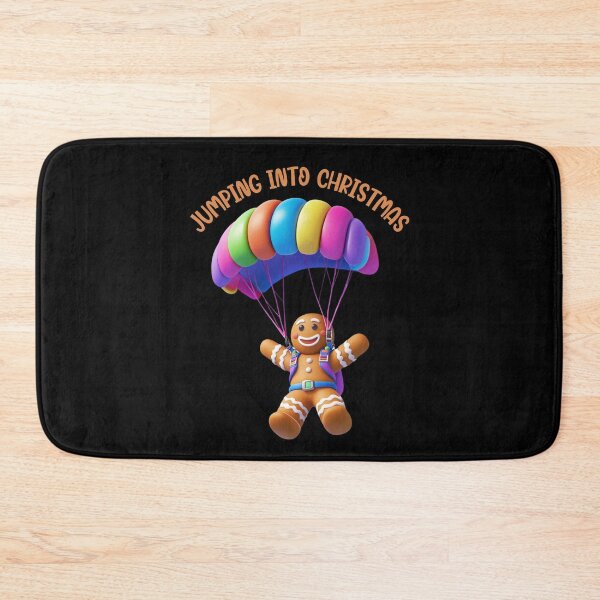 Item preview, Jumping Into Christmas Skydiving Cookie Gingerbread Man 8 designed and sold by Designed-By-KC.