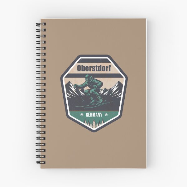 Item preview, Oberstdorf Germany Winter Skiing Design designed and sold by CynthiaGraphics.
