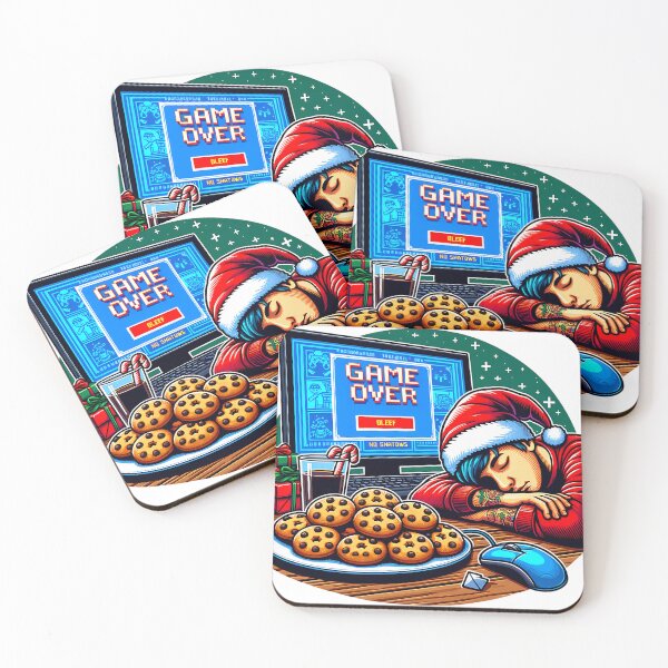 Item preview, Game Over – Gamer’s Holiday Nap Scene designed and sold by NSB-Design.