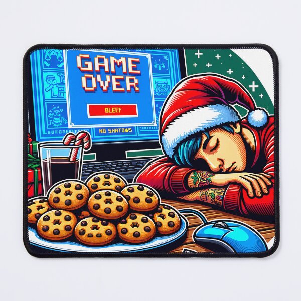 Item preview, Game Over – Gamer’s Holiday Nap Scene designed and sold by NSB-Design.