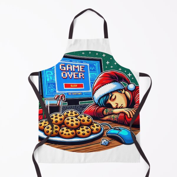 Item preview, Game Over – Gamer’s Holiday Nap Scene designed and sold by NSB-Design.