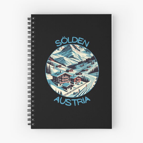 Item preview, Sölden in Austria (Tirol) Retro Art Travel Landscape designed and sold by MaateoDesign.