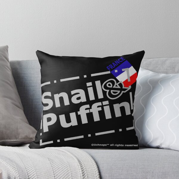 Item preview, Snail and Puffin French Flag Stamp 2 designed and sold by MeyrellesMartin.