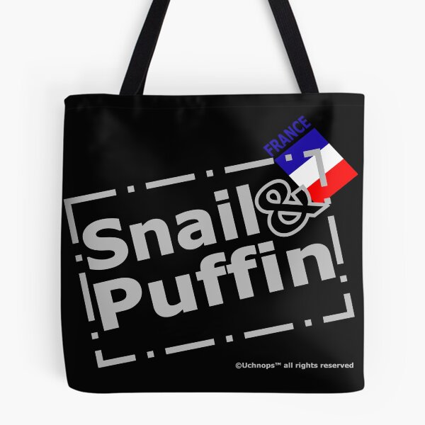 Item preview, Snail and Puffin French Flag Stamp 2 designed and sold by MeyrellesMartin.