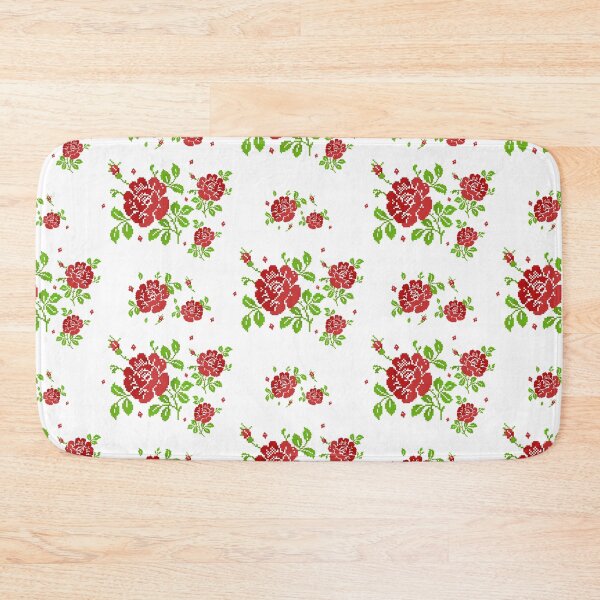 Item preview, The Red Rose Pixel Art Pattern. designed and sold by Pakukuma.