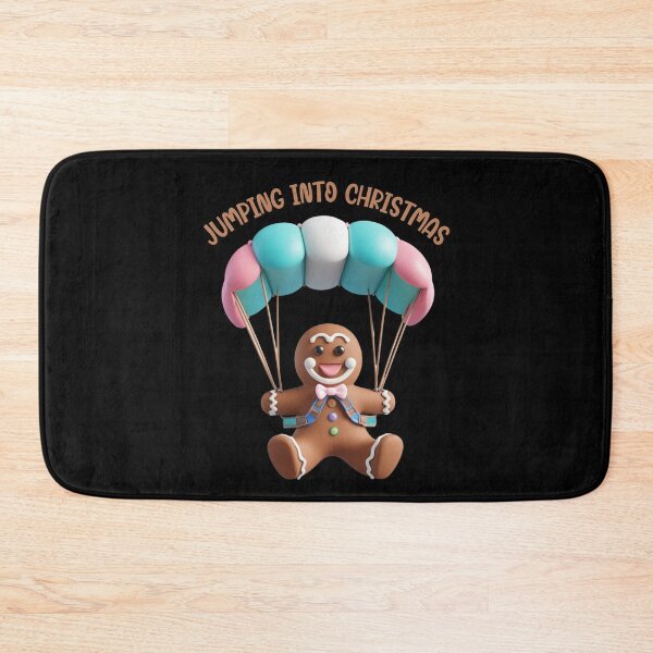 Item preview, Jumping Into Christmas Skydiving Cookie Gingerbread Man 9 designed and sold by Designed-By-KC.
