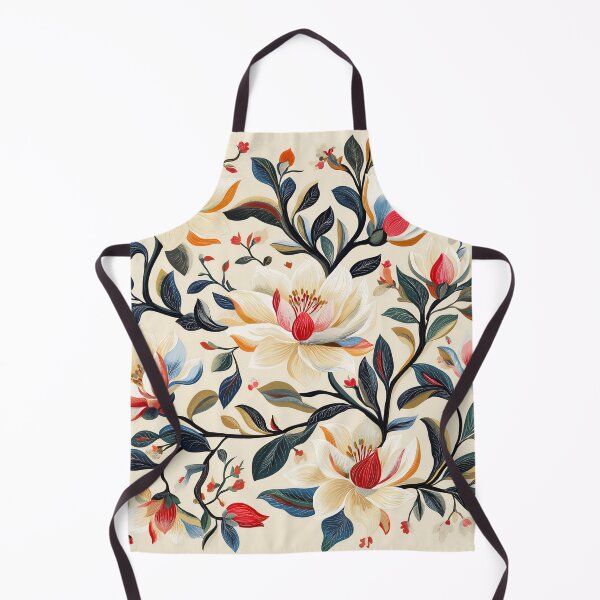 Item preview, Delicate magnolia flowers depicted with balanced organic patterns Design. designed and sold by HEMRO.
