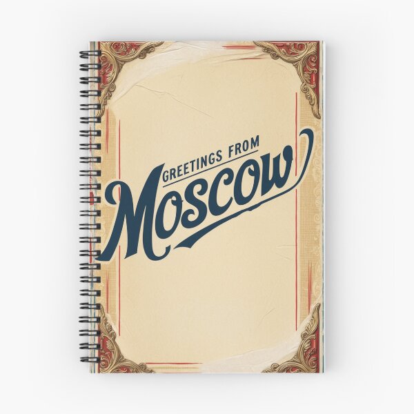 Item preview, Greetings from Moscow Russia Vintage Travel Retro Postcard Design designed and sold by TravelPostcardGems.