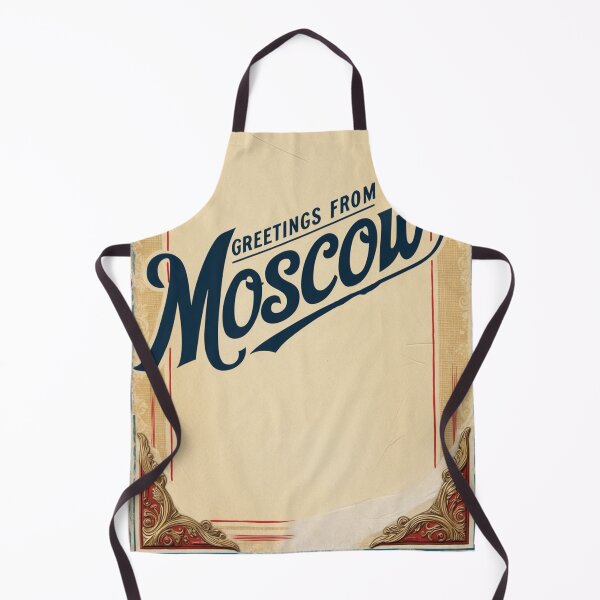 Item preview, Greetings from Moscow Russia Vintage Travel Retro Postcard Design designed and sold by TravelPostcardGems.