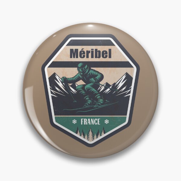 Item preview, Méribel France Winter Skiing Design designed and sold by CynthiaGraphics.