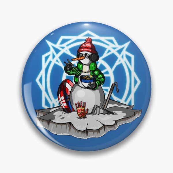 Item preview, Christmas Snowman Eating Ramen with Superhero Gear designed and sold by AndoyCreatives.