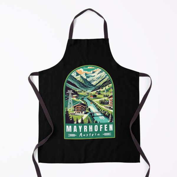 Item preview, Mayrhofen in Tirol Austria Retro Art Travel Emblem designed and sold by MaateoDesign.