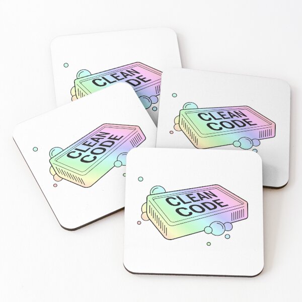 Item preview, clean code rainbow edition designed and sold by yourgeekside.