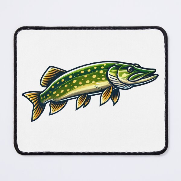 Item preview, Northern Pike Cartoon designed and sold by LightningJelly.