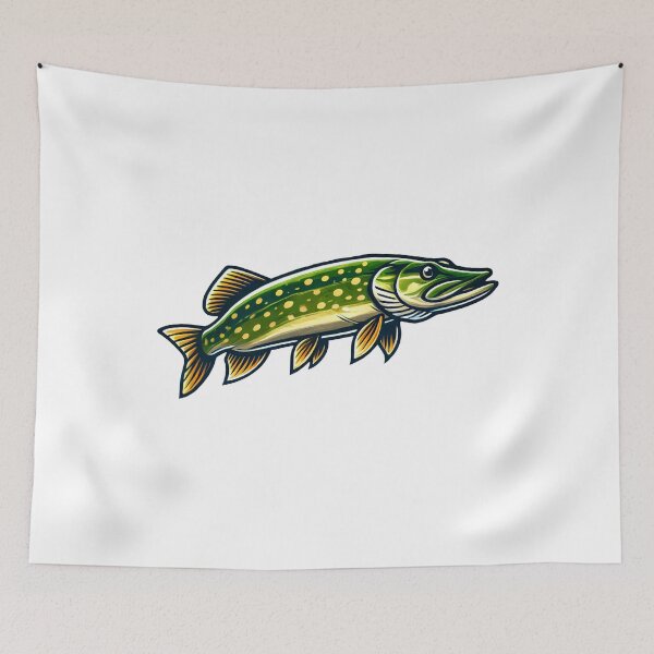 Item preview, Northern Pike Cartoon designed and sold by LightningJelly.