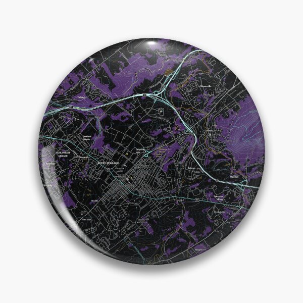 Item preview, State College, PA Topographical Map Dark designed and sold by PGHPhotoCo.