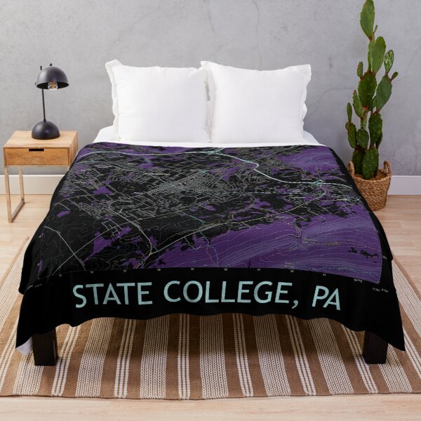 Item preview, State College, PA Topographical Map Dark designed and sold by PGHPhotoCo.