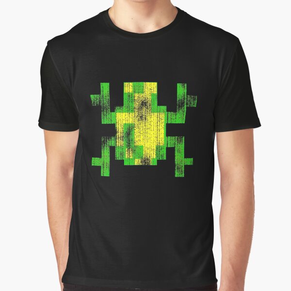 Vista previa del artículo con la obra «Rana Frogger (Efecto Desgastado)», diseñado y vendido por Ravvick.
