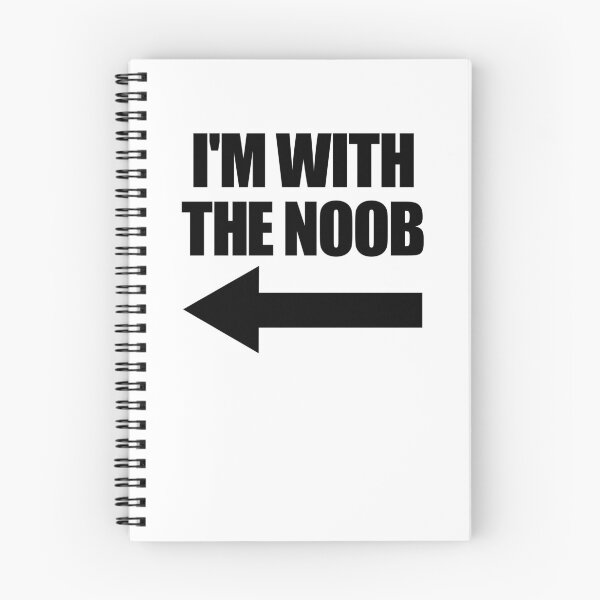 Item preview, I'm With The Noob Arrow Left Video Games Gamer Noob Gear designed and sold by DynamicDesign.