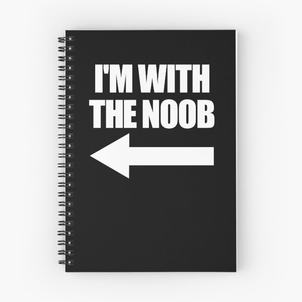 Item preview, I'm With The Noob Arrow Left Video Games Gamer Noob Gear designed and sold by DynamicDesign.