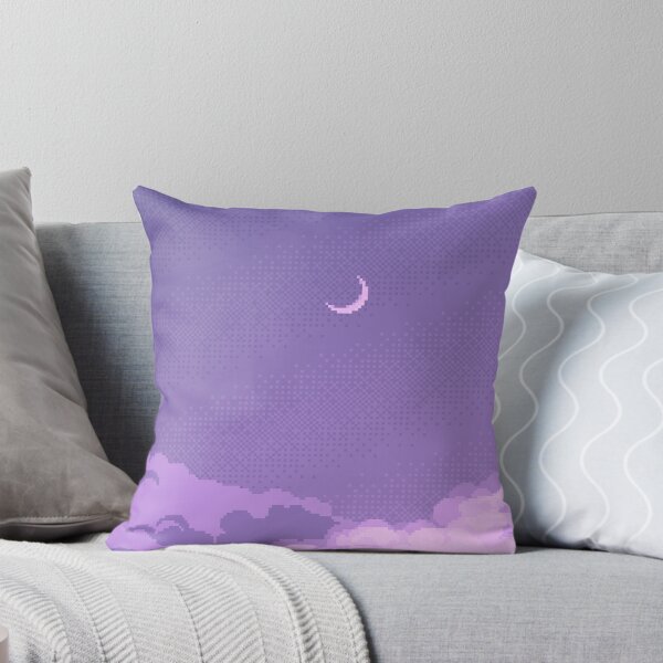 Item preview, Purple sky string moon with plane designed and sold by makarkee.