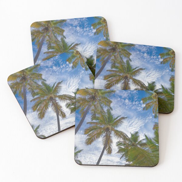 Item preview, Vibrant photo showcasing a stunning tropical palm TREEZ look up scene in the Dominican Republic designed and sold by EyezWatchin.