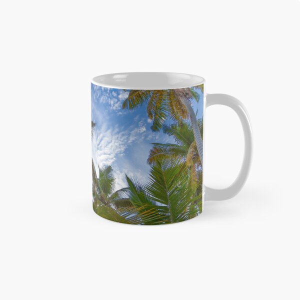 Item preview, Fotografía vibrante que muestra una impresionante vista de palmeras tropicales en República Dominicana designed and sold by EyezWatchin.