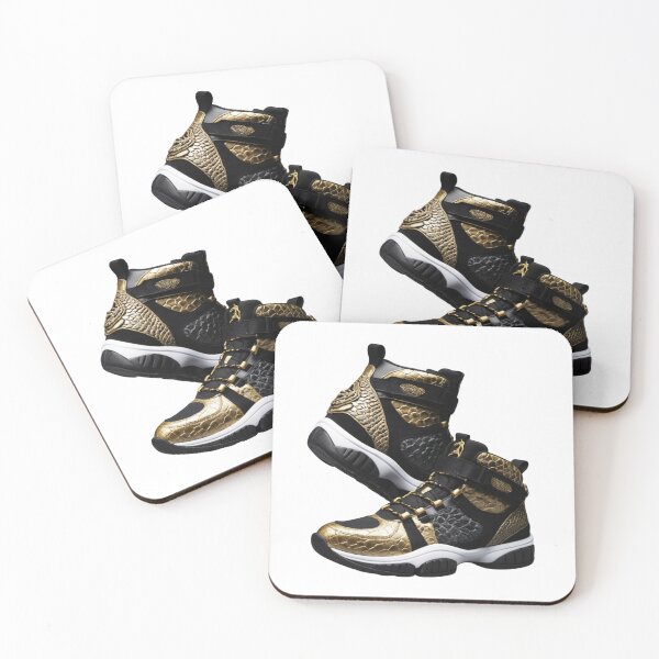 Item preview, Luxury Gold Sneakers  Bold Fashion Footwear Art designed and sold by PRIME4YOU.