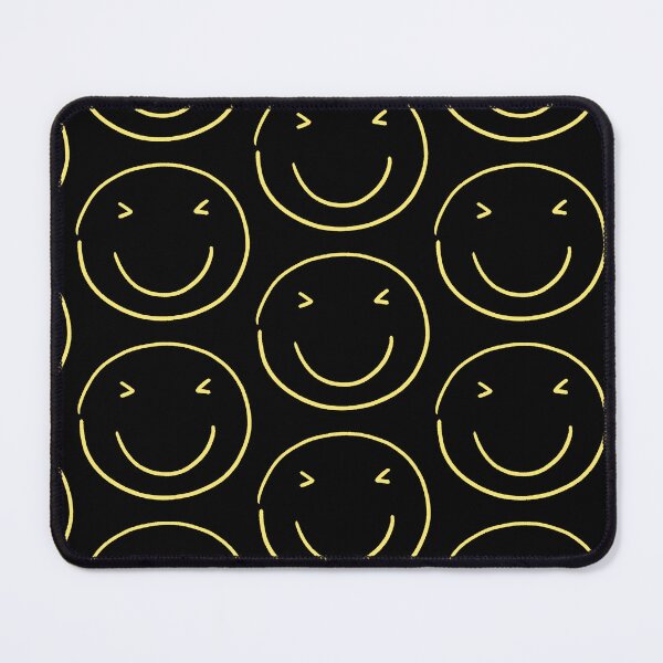 Item preview, cute yellow smiley circle designed and sold by Artchara..
