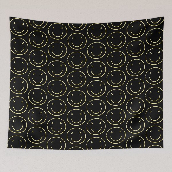Item preview, cute yellow smiley circle designed and sold by Artchara..