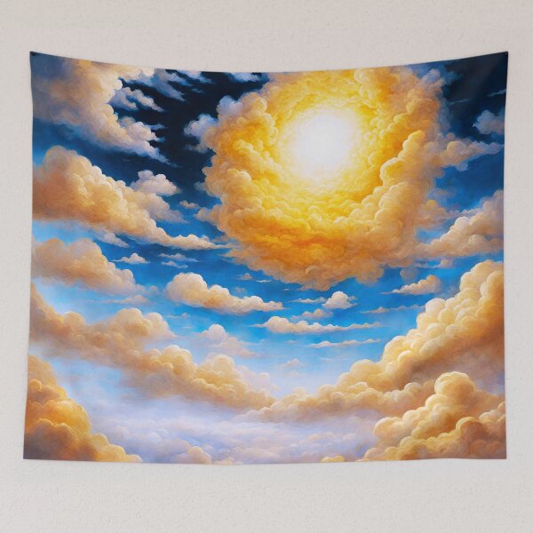 Item preview, Golden Celestial Cloudscape Heavenly Horizon 3 designed and sold by Tom-Johnson.