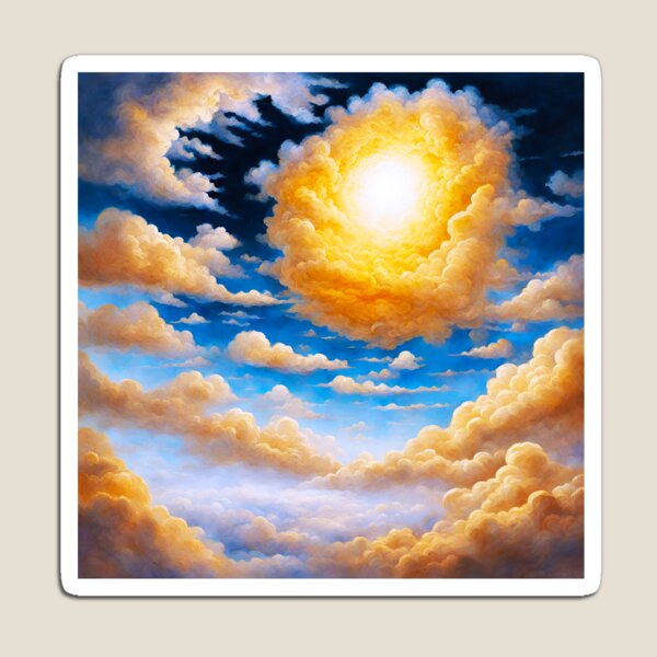 Item preview, Nubes doradas y celestiales Horizonte celestial 3 designed and sold by Tom-Johnson.