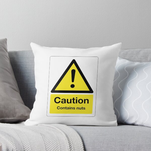 Item preview, Caution: Contains Nuts Sign (on white) designed and sold by STUDIO-72.