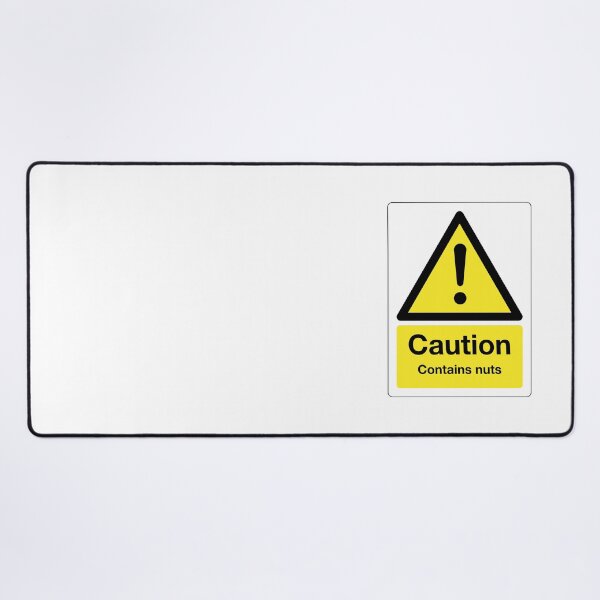 Item preview, Caution: Contains Nuts Sign (on white) designed and sold by STUDIO-72.