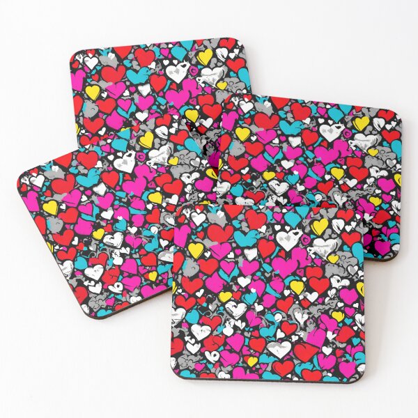 Item preview, Graffiti Hearts Valentine's Art 3 designed and sold by Tom-Johnson.